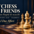 Due alfieri su una scacchiera con titolo dell’11° Chess & Friends, a Bagheria l’11 ottobre 2026